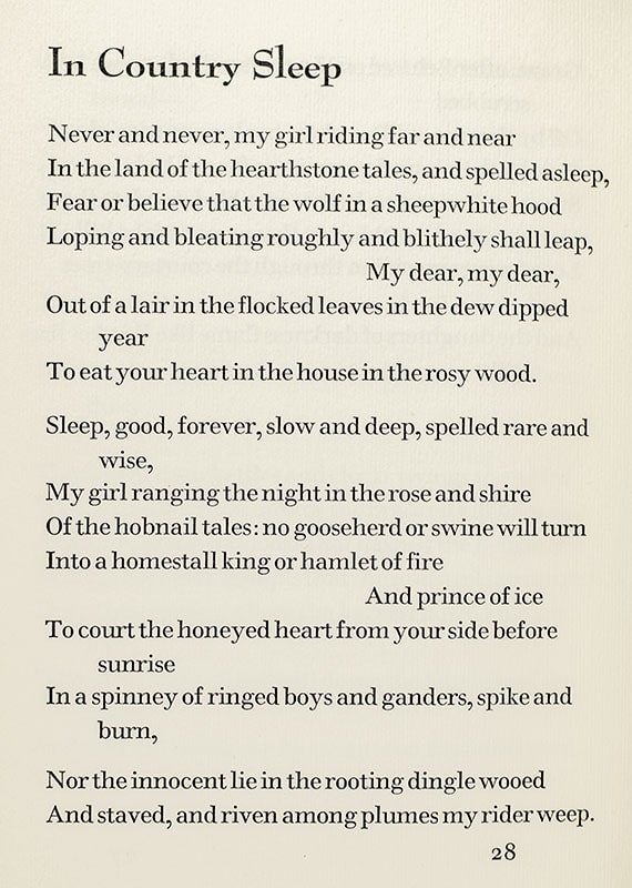 In Country Sleep.