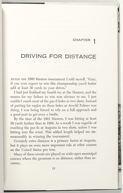 Gary Player's Golf Secrets.