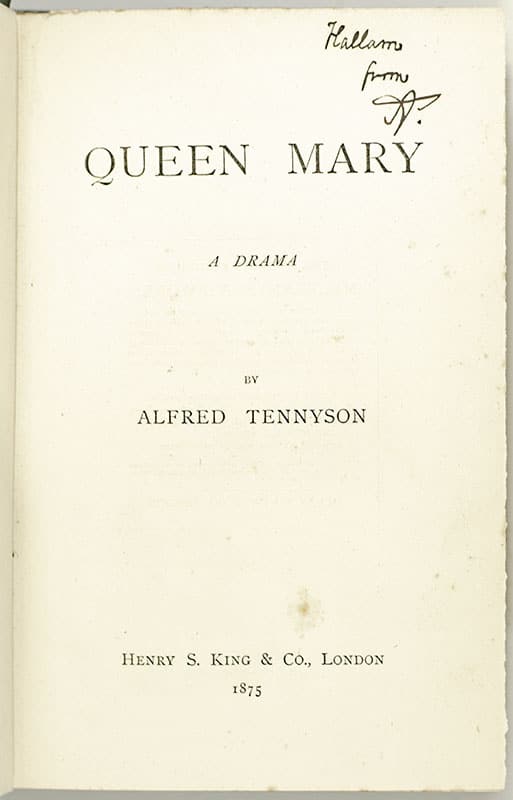 Queen Mary: A Drama.