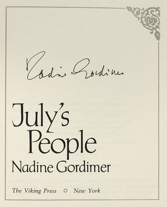 July's People.
