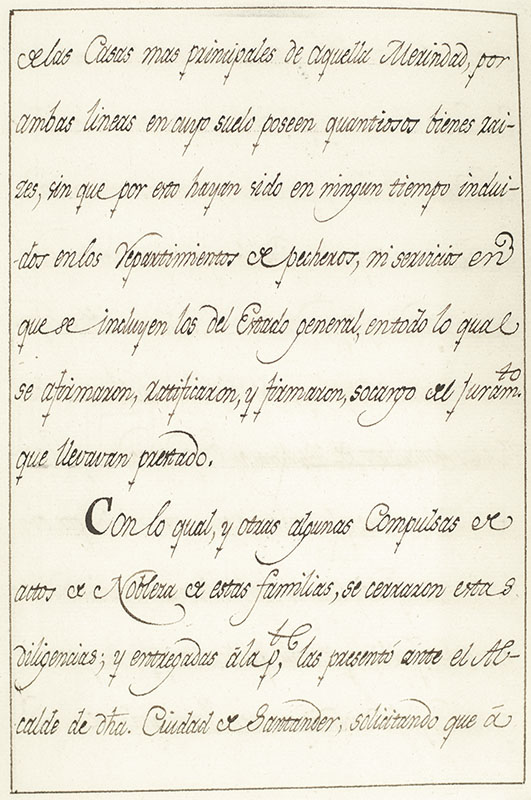 Don Ramon Zazo of Ortega Signed Patent of Nobility.