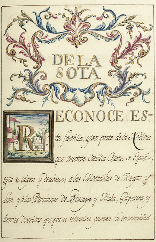 Don Ramon Zazo of Ortega Signed Patent of Nobility.
