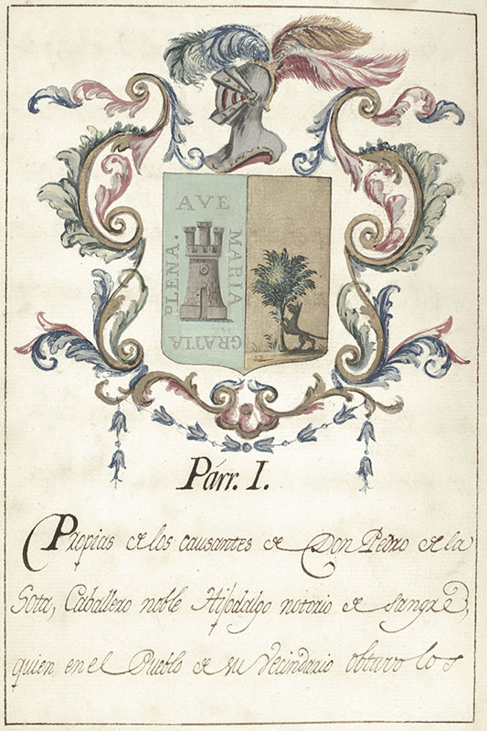Don Ramon Zazo of Ortega Signed Patent of Nobility.