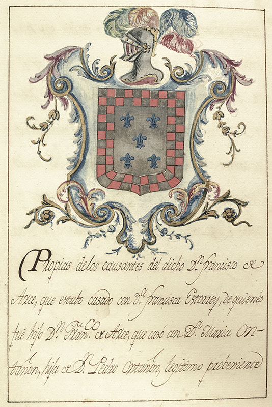 Don Ramon Zazo of Ortega Signed Patent of Nobility.