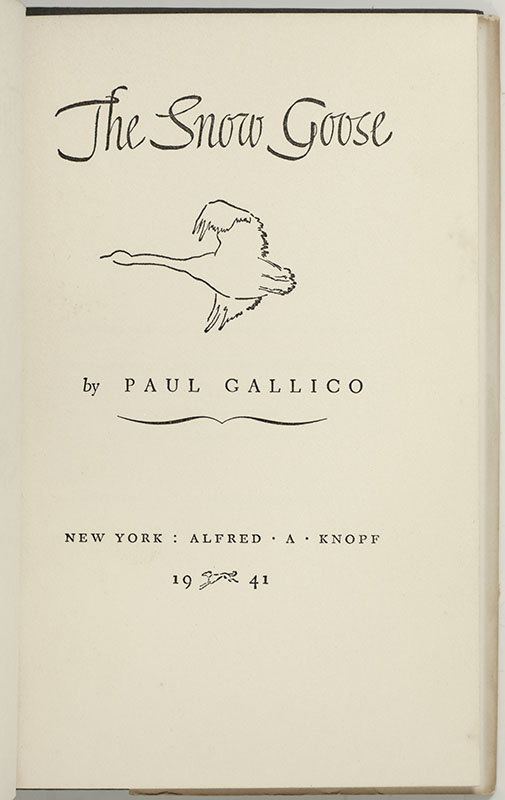 The Snow Goose.