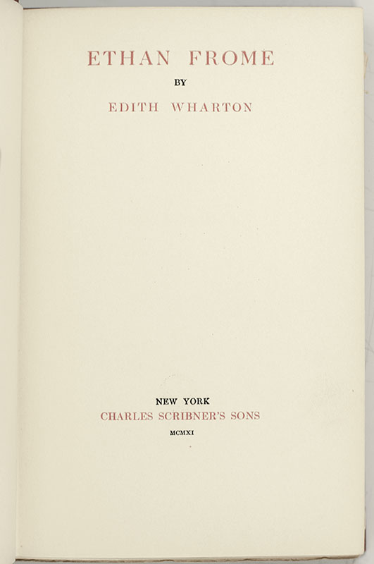 Ethan Frome.