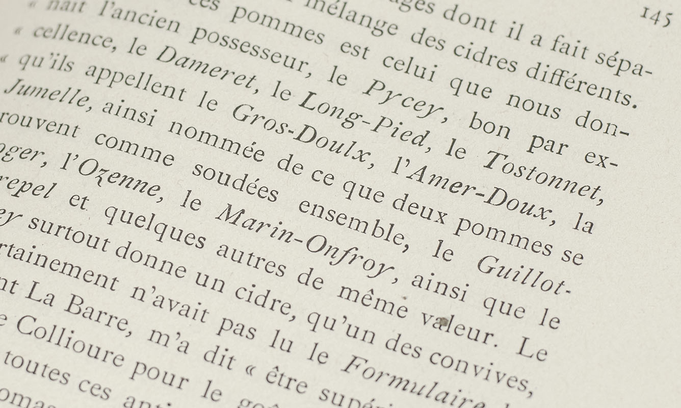 Traite Du Vin Et Du Sidre.