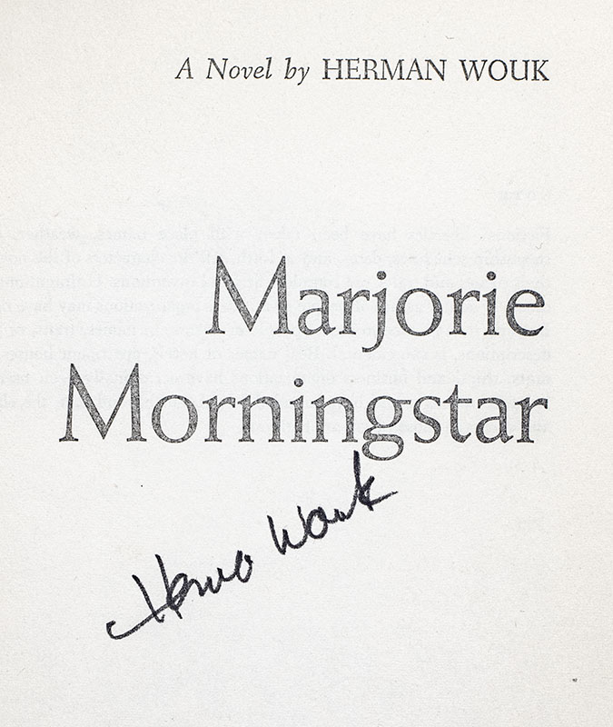 Marjorie Morningstar.