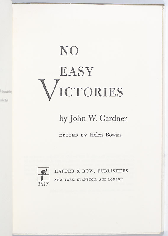 No Easy Victories.