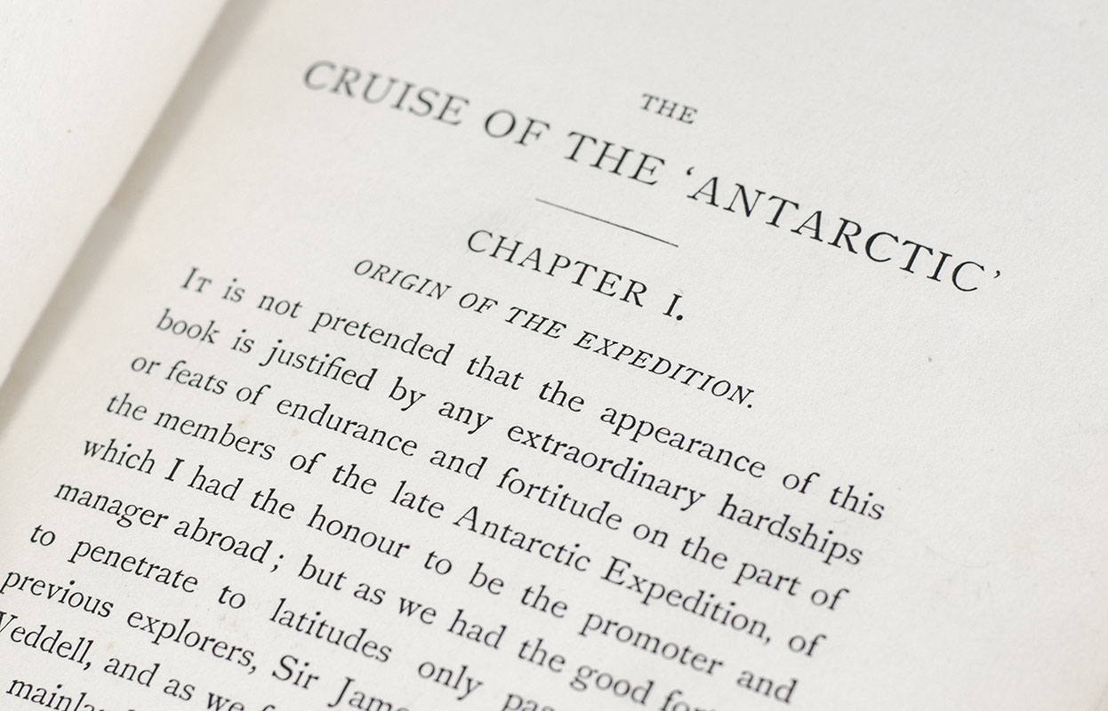 The Cruise of the 'Antarctic' to the South Polar Regions.