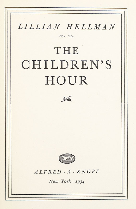 The Children's Hour.