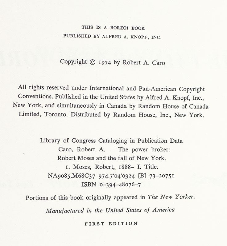 The Power Broker.