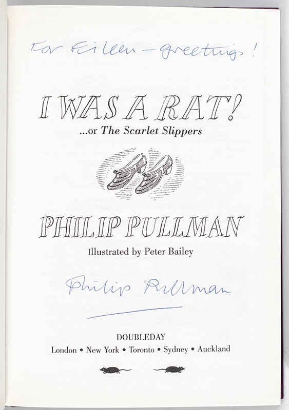 I Was A Rat! ...or The Scarlet Slippers.