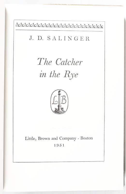 The Catcher In The Rye.
