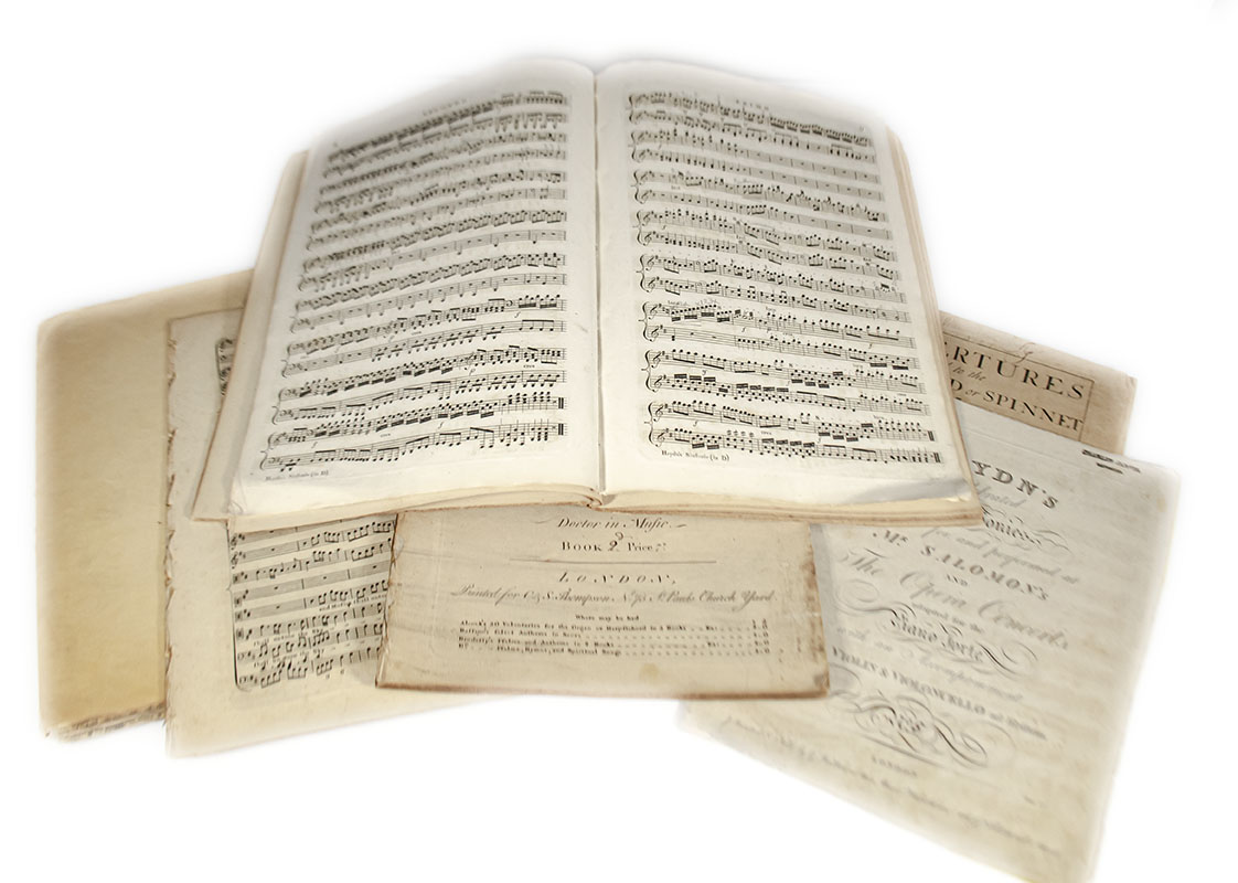 Celebrated Symphonies and Overtures of Joseph Haydn and George Frideric Handel.