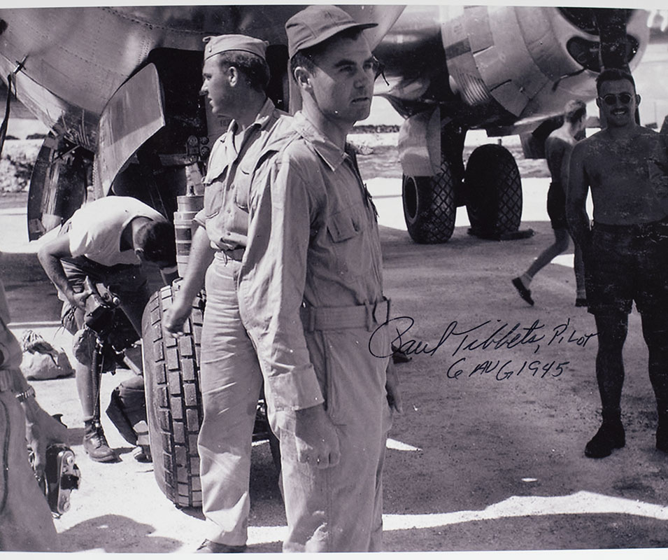 Paul Tibbets Signed Photograph.