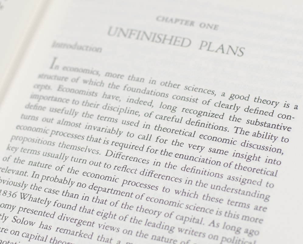 An Essay on Capital.