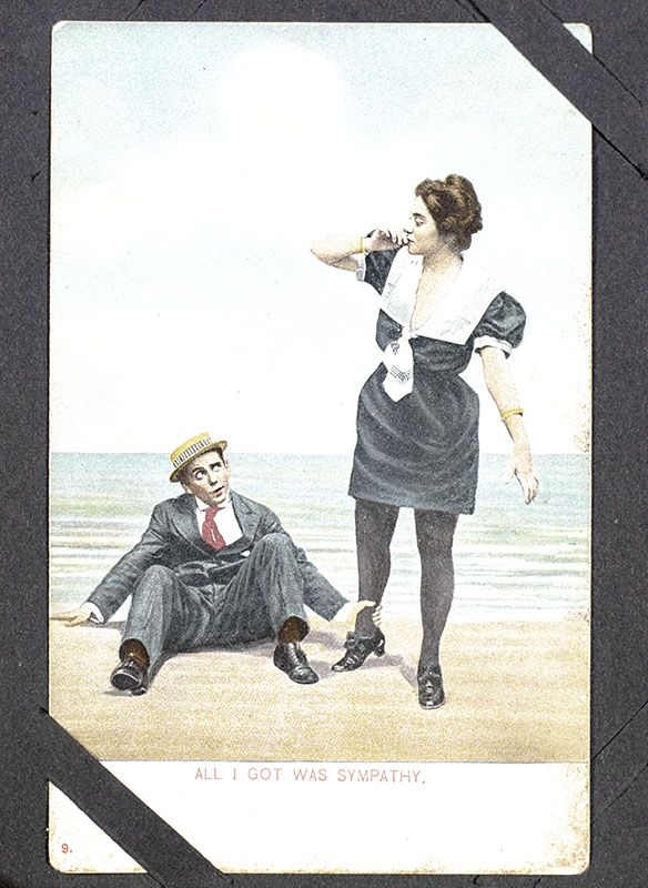 Antique Post Card Album.