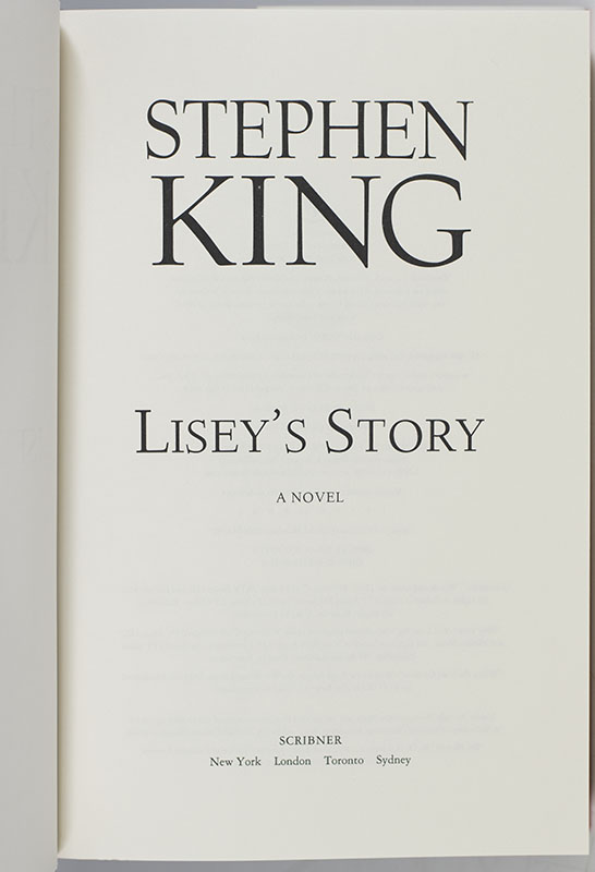 Lisey's Story.