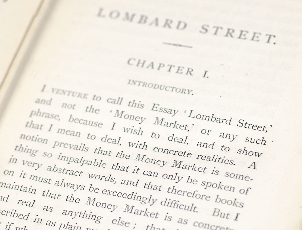 Lombard Street: A Description of the Money Market.