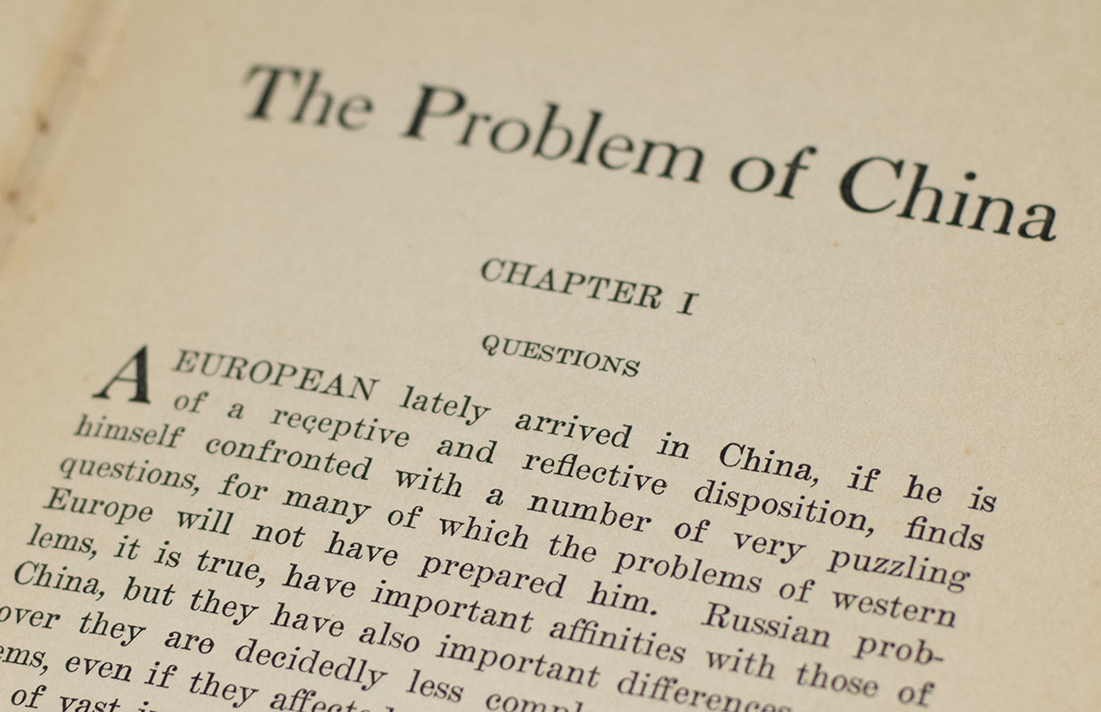 The Problem Of China.
