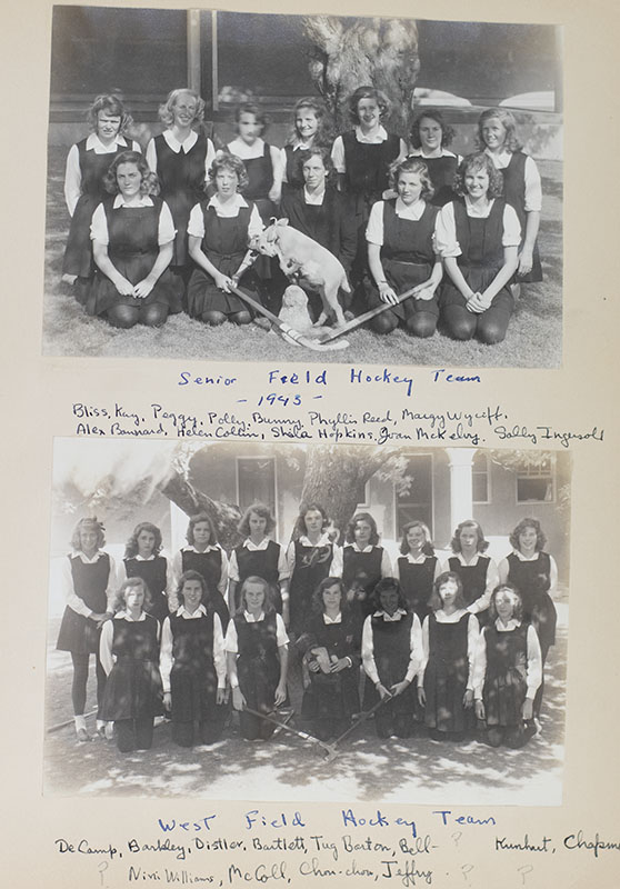 1940s Westover Schoolgirl Scrapbook.