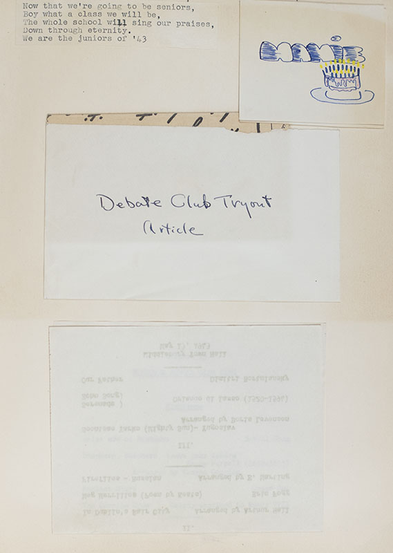 1940s Westover Schoolgirl Scrapbook.