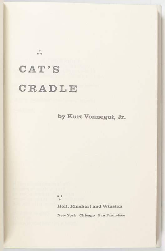 Cat's Cradle.