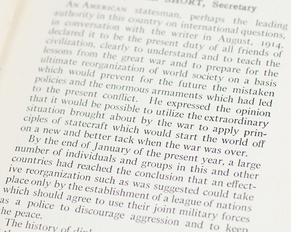League To Enforce Peace. American Branch.