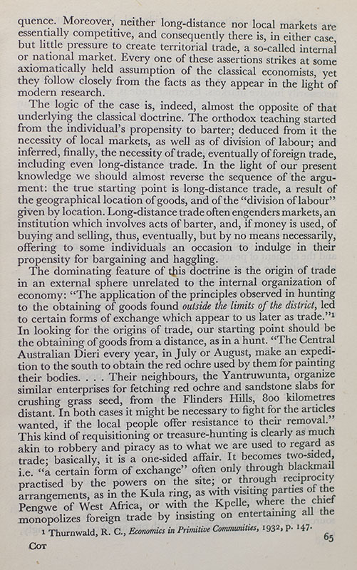 Origins of Our Time: The Great Transformation.