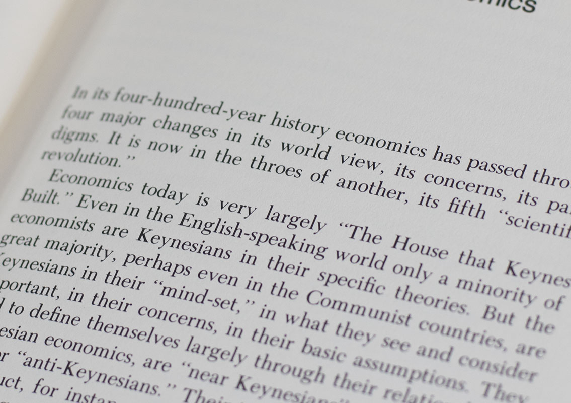 Toward The Next Economics and Other Essays.