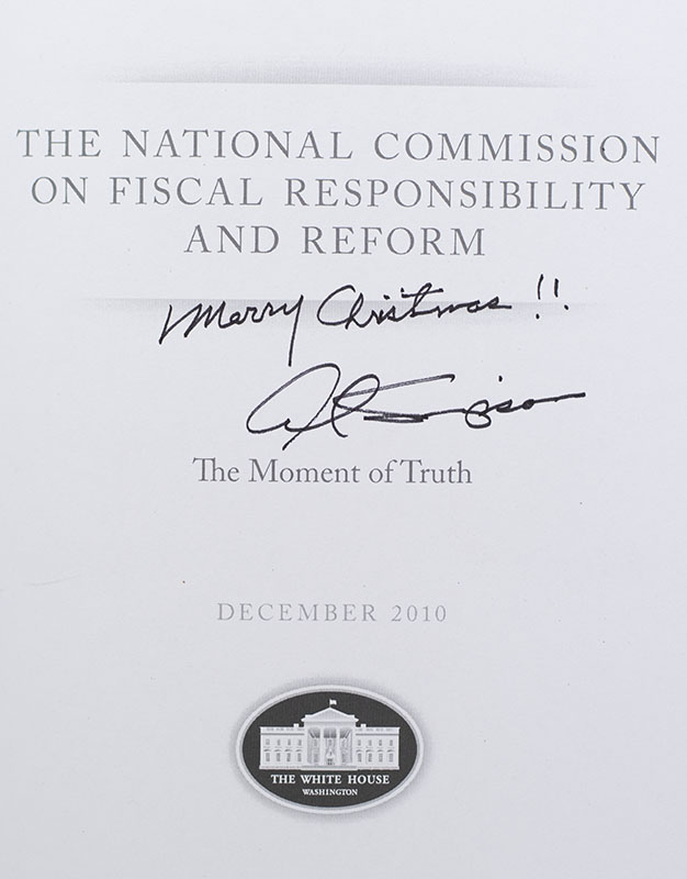 The Moment of Truth: Report of the National Commission on Fiscal Responsibility and Reform.