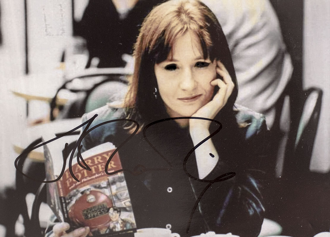 J.K. Rowling Signed Photograph.