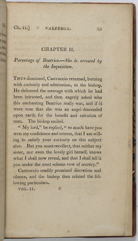 Valperga: or, the life and adventures of Castruccio, Prince of Lucca. By the author of 'Frankenstein'.