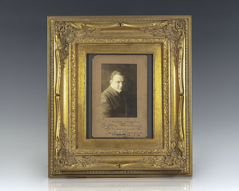Enrico Caruso Signed Photograph.
