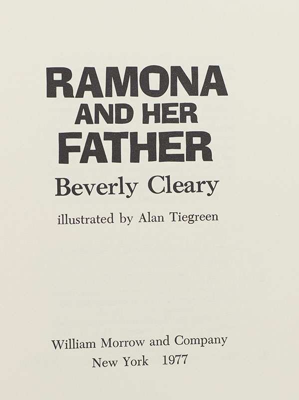 Ramona and Her Father.