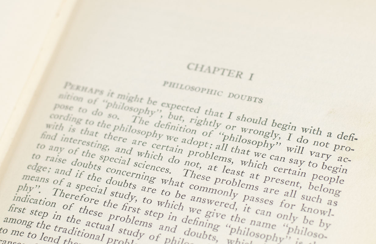 Philosophy.