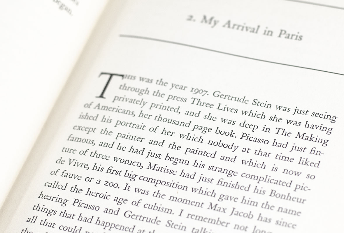 The Autobiography of Alice B. Toklas.