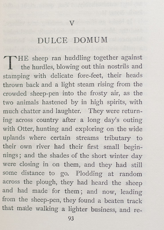 The Wind in the Willows.