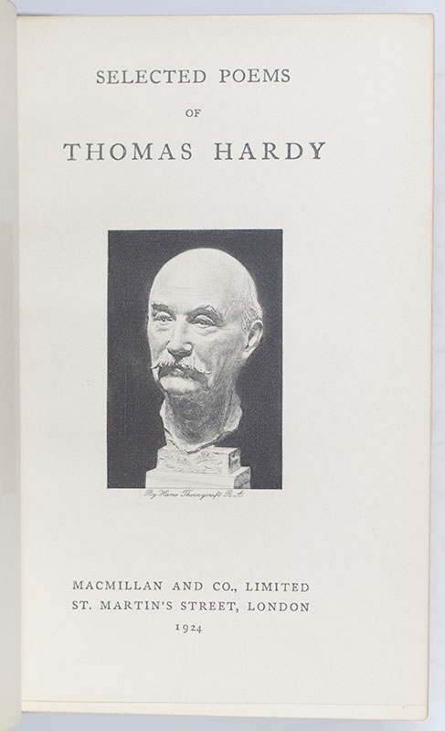 Selected Poems of Thomas Hardy.