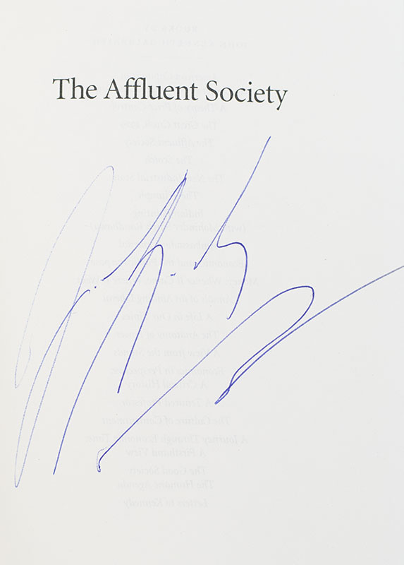 The Affluent Society.
