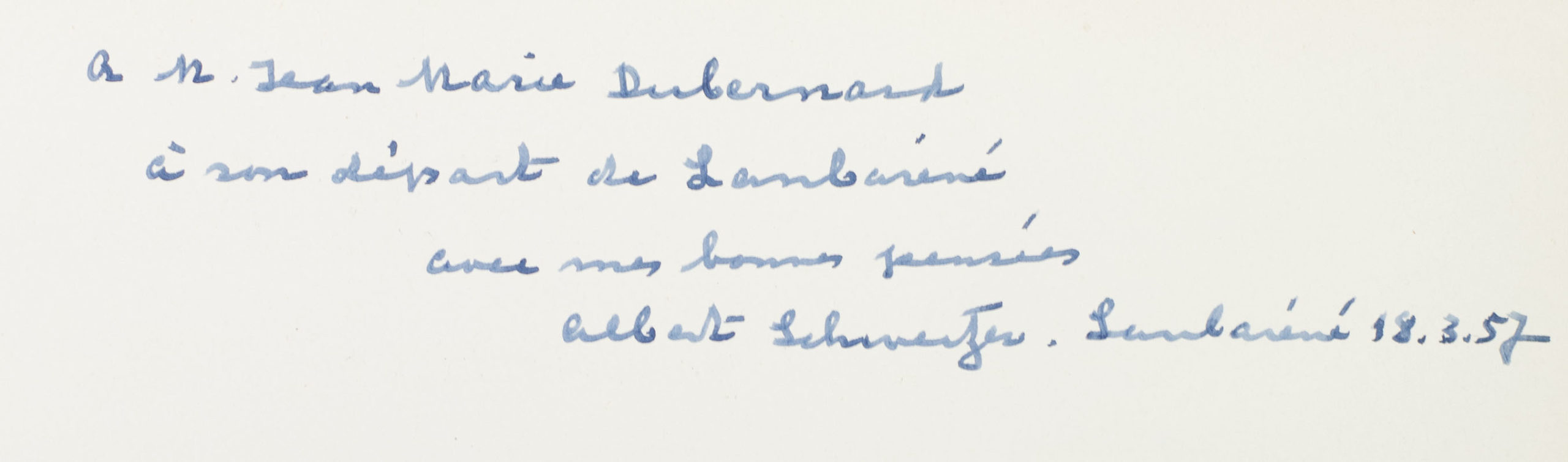 Le Monde D'Albert Schweitzer.
