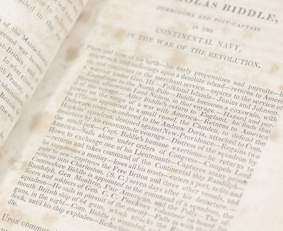 Biographical Sketches of Distinguished American Naval Heroes and the War of the Revolution, Between the American Republic and the Kingdom of Great Britain; Comprising Sketches of Com. Nicholas Biddle, Com. John Paul Jones, Com. Edward Preble and Com. Alexander Murray. With Incidental Allusions to other Distinguished Characters.