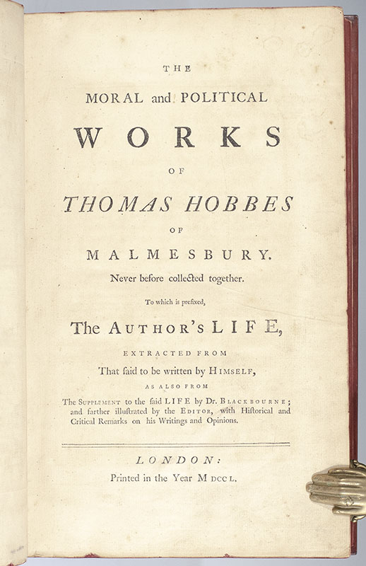 The Moral and Political Works.