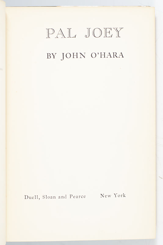 Pal Joey.