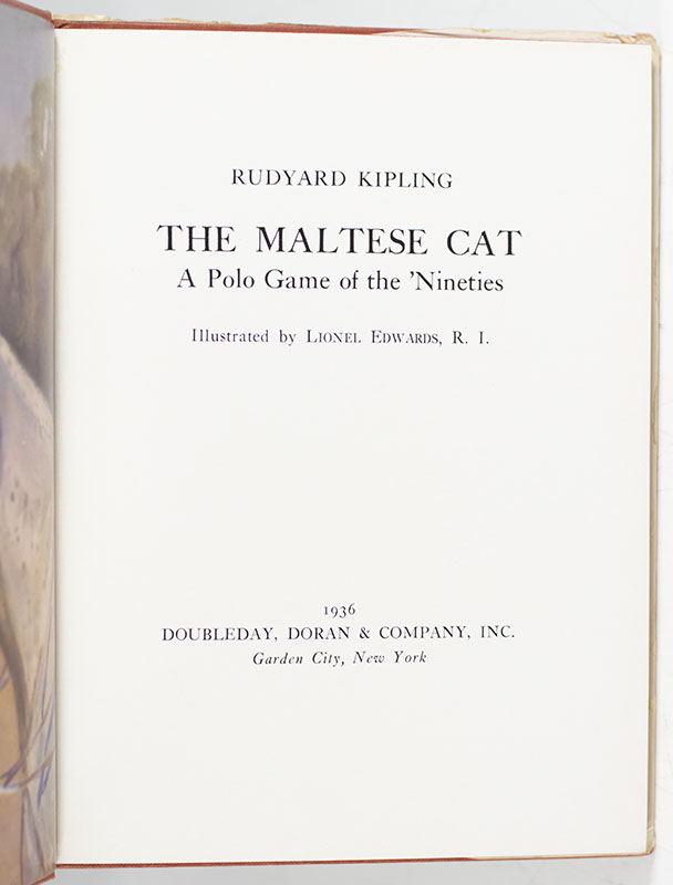 The Maltese Cat: A Polo Game of the 'Nineties.