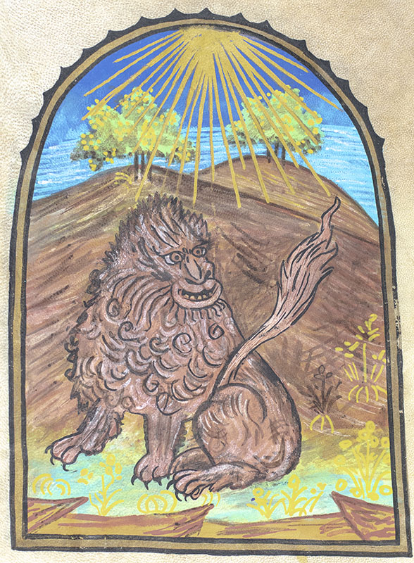 Illuminated Astrological Sign Symbol Painting Collection.