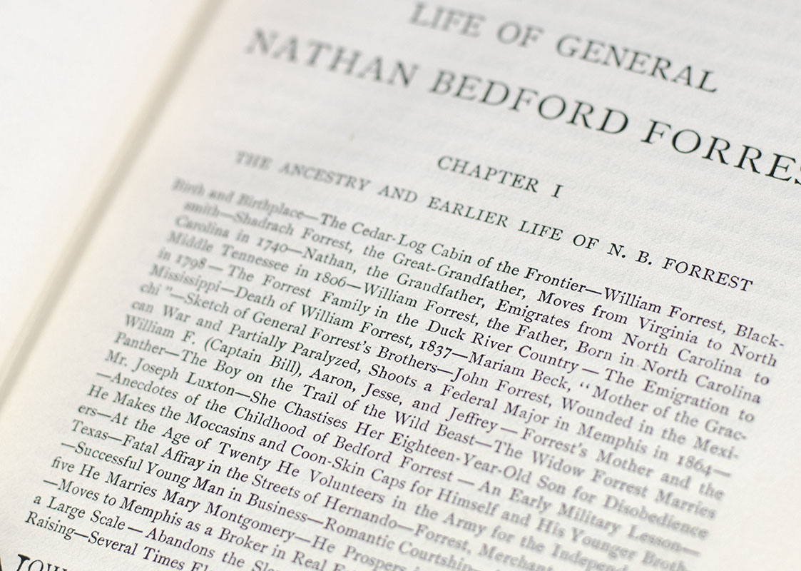 Life of General Nathan Bedford Forrest.
