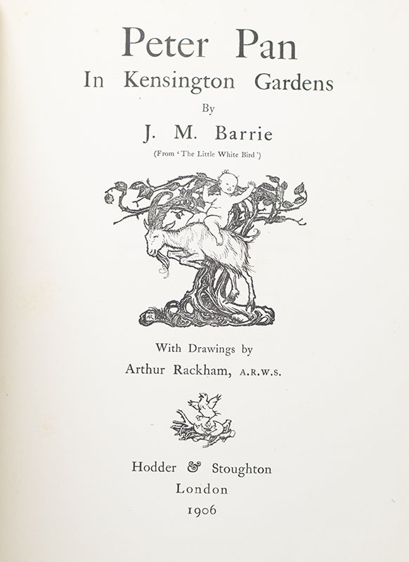 Peter Pan in Kensington Gardens.