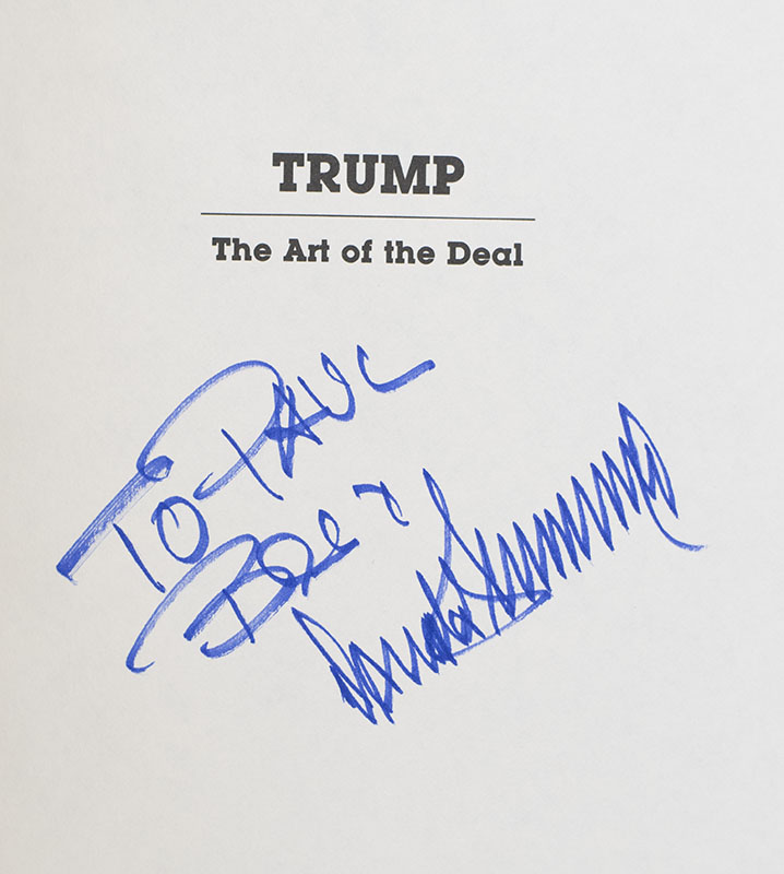 Trump: The Art of the Deal.